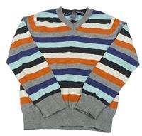 Barevně pruhovaný svetr H&M