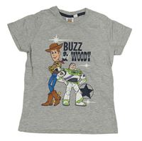 Šedé melírované tričko Toy Story Disney
