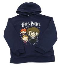 Tmavomodrá mikina Harry Potter s kapucí Primark