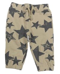 Béžovo-šedé hvězdičkované tepláky Primark 