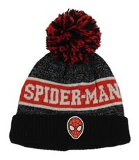 Černo-červená čepice se Spider-manem a bambulí George vel. 4-8 let 