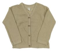 Béžový propínací svetr H&M