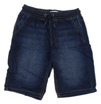 Tmavomodré riflové kraťasy Primark