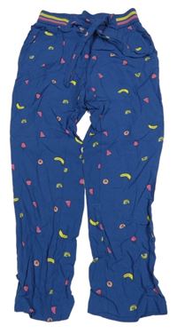 Modré turecké kalhoty s ovocem Alive
