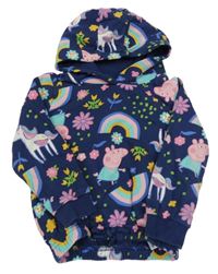 Tmavomodrá mikina s Pepinou a kapucí George