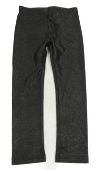 Černé třpytivé legíny Magic