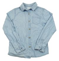 Světlemodrá riflová košile MANGO