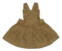 Hnědá manšestrová laclová sukně bout'chou