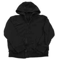 Černá propínací mikina s kapucí Matalan