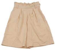 Broskvové capri široké kalhoty SARAH CHOLE