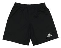 Černé sportovní kraťasy s logem Adidas 