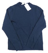Nové - tmavomodrý svetr H&M