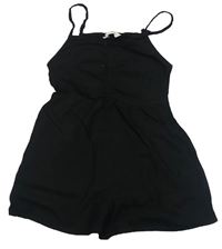 Černý lehký kraťasový overal H&M