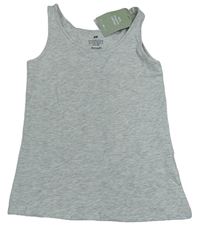 Šedý melírovaný top H&M