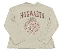 Béžové triko s erbem - Harry Potter H&M