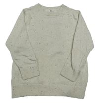 Světlešedý melírovaný svetr H&M