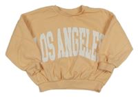 Meruňková oversize mikina s nápisem Matalan