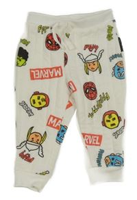 Smetanové prošívané tepláky s Avengers Primark