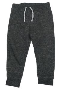 Tmavošedé melírované tepláky Primark