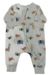 Bílý overal se zvířaty H&M