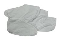 3x bílé bavlněné návleky na nohy