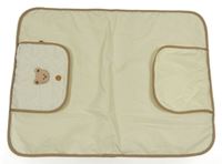 Smetanová prošívaná podložka s medvědem