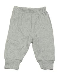 Šedé melírované tepláky