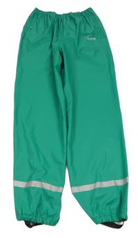 Zelené nepromokavé kalhoty