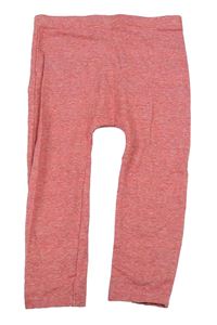 Červeno-bílé pruhované legíny F&F