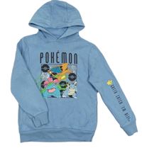 Modrá mikina s Pokémony a kapucí George