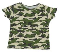 Khaki-béžové army tričko Pep&Co