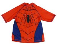 Červeno-tmavomodré UV tričko - Spiderman zn. Marvel