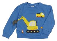 Modrá mikina s bagrem Lily & Dan