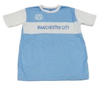Světlemodro-bílé sportovní tričko - Manchester city 