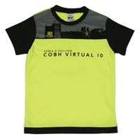 Neonově žlutozelené sportovní tričko 