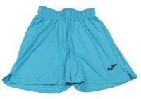 Světlemodré sportovní kraťasy s logem joma