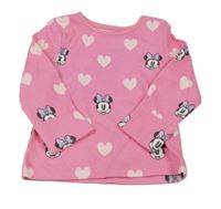 Růžové triko s Minnie George