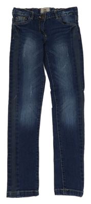 Tmavomodré skinny rifle Alive