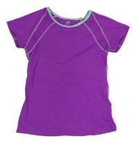 Fialové sportovní tričko zn. H&M