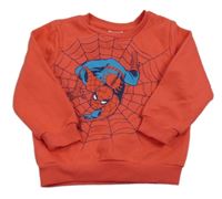 Jahodová mikina se Spidermanem Marvel