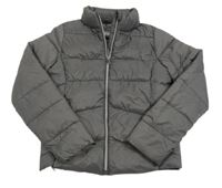 Šedá šusťáková zimní bunda Primark