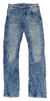 Světlemodré plísňové skinny rifle Y.F.K.