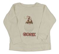 Smetanová mikina se skřítkem Next