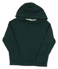 Tmavozelená lehká mikina s kapucí H&M