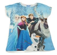 Světlemodré tričko - Frozen Disney