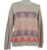 Dámský růžovo-modrý vzorovaný lehký svetr M&S