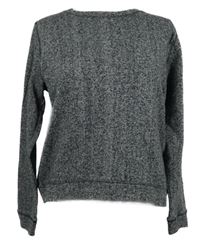 Dámská šedá melírovaná mikina H&M