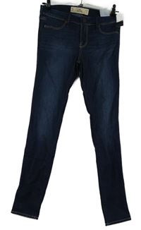 Nové - Dámské tmavomodré džegíny Hollister vel. 27/31