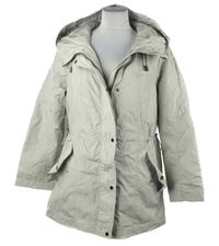 Dámská béžová šusťáková jarní parka s kapucí C&A