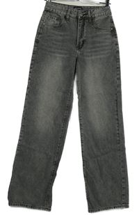 Dámské šedé baggy rifle PrettyLittle Thing vel. 32